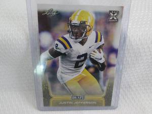 2020 Leaf Justin Jefferson Rookie C...