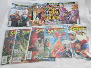 10 SuperMan Comics...