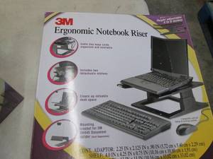 3M Ergonomic Notebook Riser...
