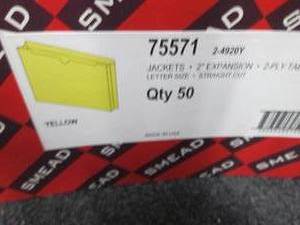 Box of 50 Smead Jackets Yellow...