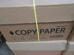 Case of 8.5 x 11 Copy Paper, 20 l...