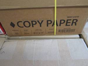 Case of 8.5 x 11 Copy Paper, 20 l...