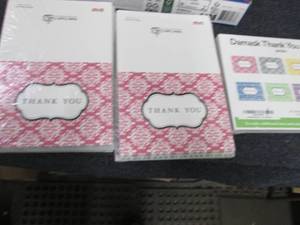 3- 36 pks Thank You Cards...