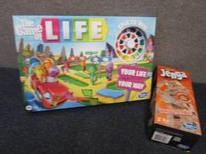 Jenga, Life Game...