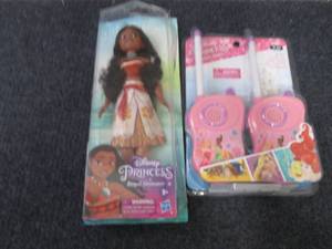 Disney Princess Doll, Walkie Talkie...
