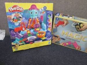 Play-Doh Set, Magic Tricks...