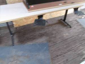 White Topped 6 Ft Conference Table ...