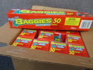 Case of 12- 50 ct Boxes Baggies Gal...