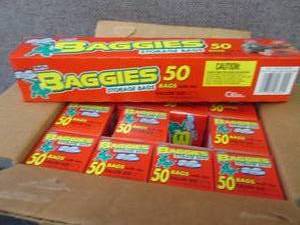 Case of 12- 50 ct Boxes Baggies Gal...