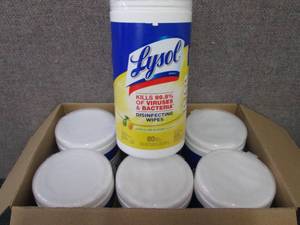 LYSOL Disinfecting Wipes Canister,...