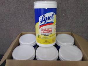 LYSOL Disinfecting Wipes Canister,...