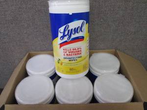 LYSOL Disinfecting Wipes Canister,...