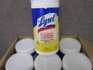 LYSOL Disinfecting Wipes Canister,...