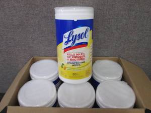 LYSOL Disinfecting Wipes Canister,...