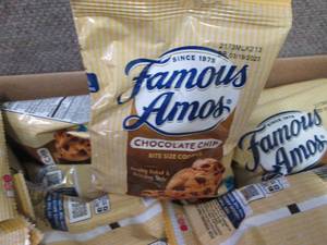 Case of 42-2 oz Pouches Famous Amos...