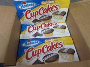 3- 12.7 oz Boxes Hostess Golden Cup...