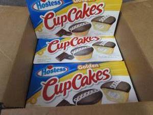 3- 12.7 oz Boxes Hostess Golden Cup...
