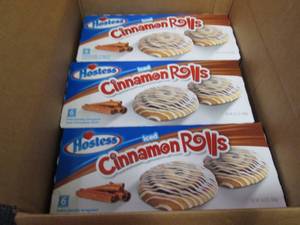 3- 16.5 oz boxes Hostess Cinnamon R...