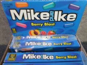 12- 5 oz Boxes Mike & Ike Berry Bla...