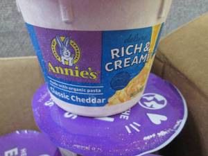 12- 2.6 oz Pks Annies Mac & Cheese...