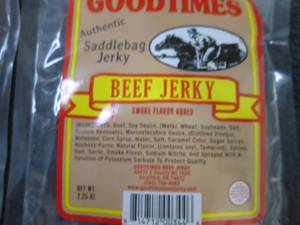 7- 2.25 oz pks Goodtimes  Beef Jerk...