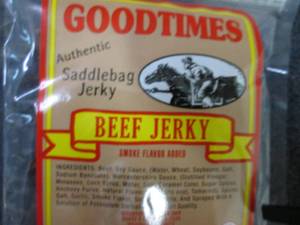 7- 2.25 oz pks Goodtimes  Beef Jerk...