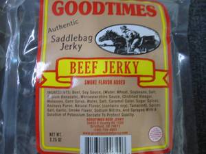 7- 2.25 oz pks Goodtimes  Beef Jerk...