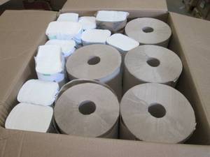Box of Assorted Paper Towels...