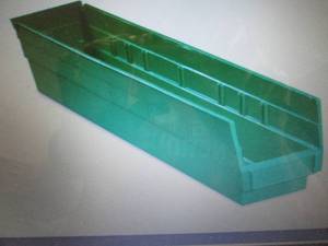 Case of 12 -  Uline 4x24x4 inch Gre...