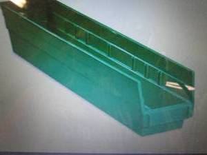 Case of 12 -  Uline 4x24x4 inch Gre...