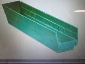Case of 12 -  Uline 4x24x4 inch Gre...