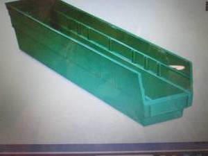 Case of 12 -  Uline 4x24x4 inch Gre...