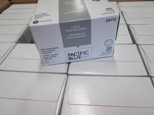 Case of Pacific Blue Dry Wipe, Whit...