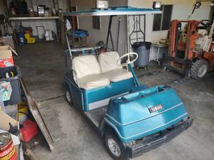 lot 1 image: Yamaha Golf Cart