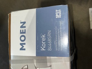 Moen Korek 8 in. Widespread Double Handle High-Arc Bathroom Faucet with Valve in Chrome customer return see pictures