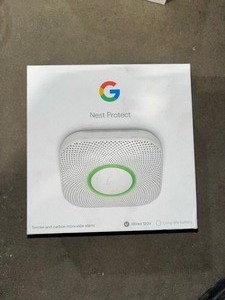 Google Nest Protect - Smoke Alarm and Carbon Monoxide Detector - Wired Customer return see pictures