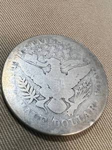 lot 21 image: 1893 US BARBER HALF DOLLAR