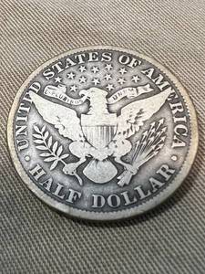 lot 30 image: 1907 US BARBER HALF DOLLAR