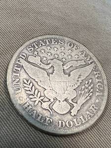 lot 45 image: 1895 US BARBER HALF DOLLAR