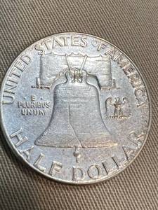 lot 55 image: 1952 US FRANKLIN HALF DOLLAR