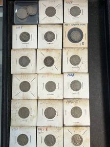 lot 58 image: GROUP OF 40 US NICKELS SHIELD-LIBERTY-BUFFALO-JEFFERSON