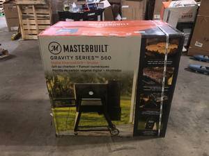 lot 20 image: Masterbuilt Gravity Series 560 Digital Charcoal Grill and Smoker Combo in Black Customer Returns See Pictures