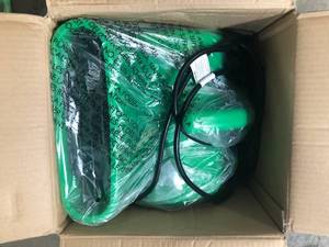 lot 34 image: Oasis Classic Graphite Bronze, Extra Large, Steel, Locking, Post Mount Parcel Mailbox with High Security Reinforced Lock Customer Returns See Pictures