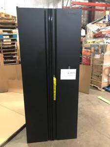 Husky 5-Piece Regular Duty Welded Steel Garage Storage System in Black (78 in. W x 75 in. H x 19 in. D)  Customer Returns See Pictures