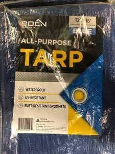 Lot of Everbilt 20 ft. x 30 ft. Blue Medium Duty Tarp Customer Returns See Pictures