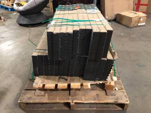 Pallet of MSI Brooksdale Birch 9.84 in. x 39.37 in. Matte Porcelain Wood Look Floor and Wall Tile (13.89 sq. ft.Case) (22 Boxes)  Customer Returns See Pictures
