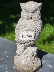 lot 53 image: Wise Old Old Concrete Garden Statue