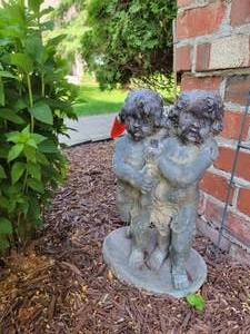 lot 51 image: Garden Putti Statue FountainTop