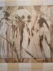 lot 1A image: ARTIST PROOF - SIGNED - Jovhanna Rutvanowska - Les Retrouvailles dUlysse et Penelope