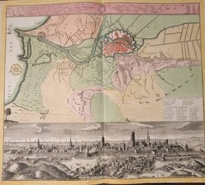 lot 81C image: Stunning Fine Art Cartography Print - Dantzig - 2 of 2